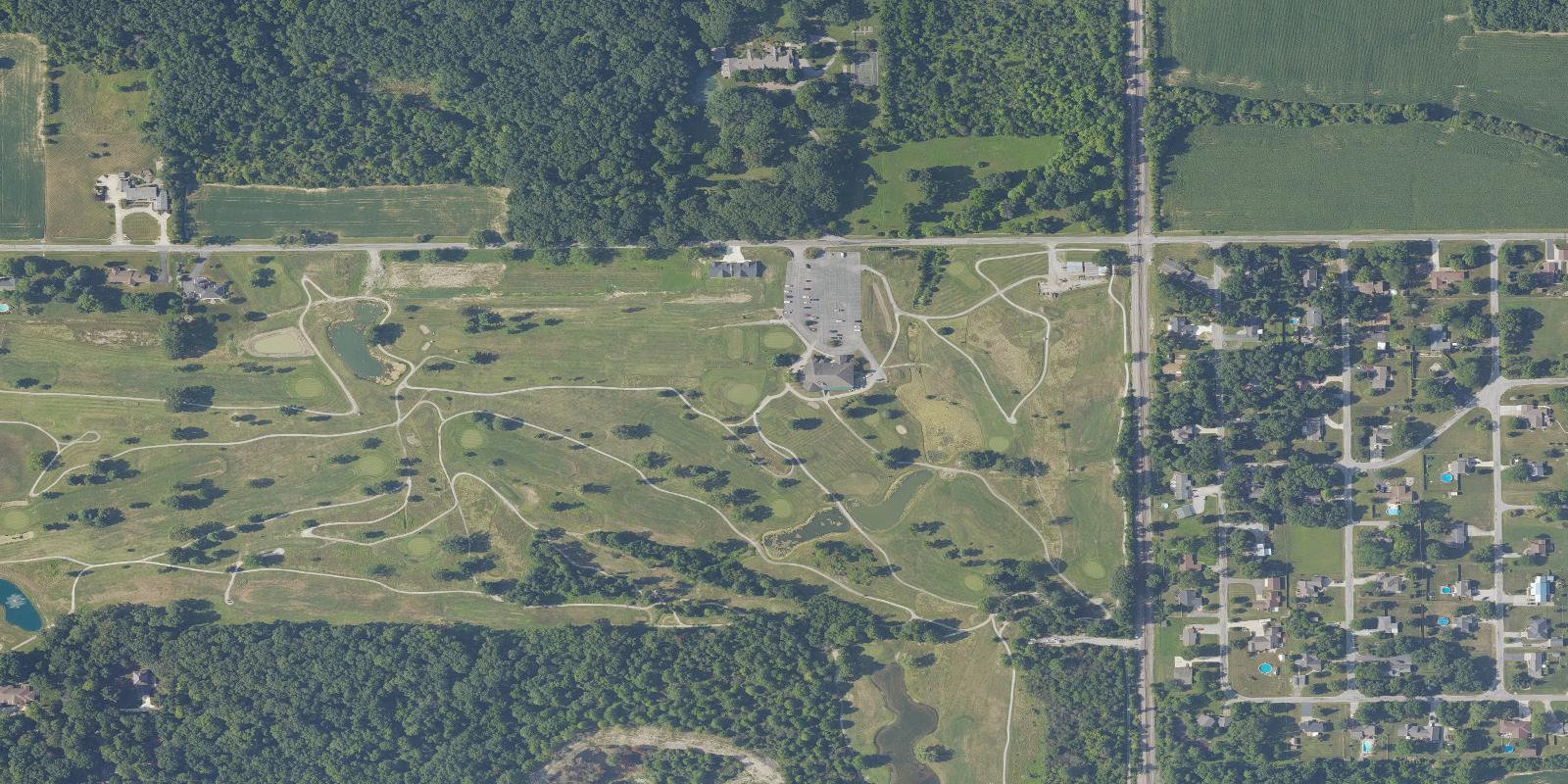 Satellite view of Timber Ridge Golf Course