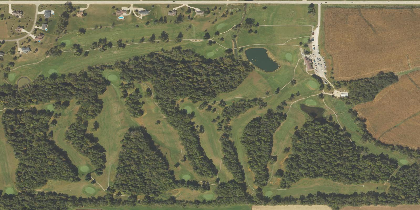 Satellite view of Timberline Golf Course