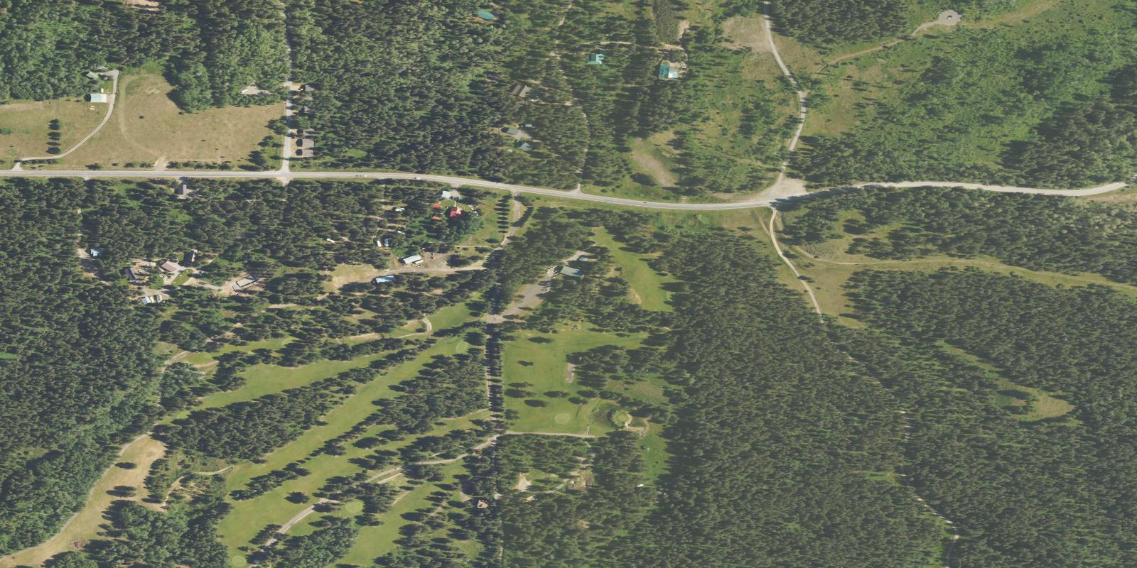 Satellite view of Timberline Golf Course