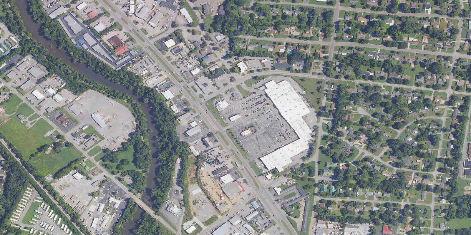 Satellite view of TN Golf Station