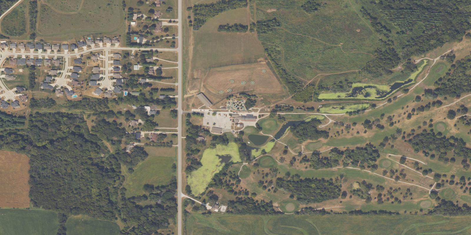 Satellite view of Toad Valley Public Golf Course