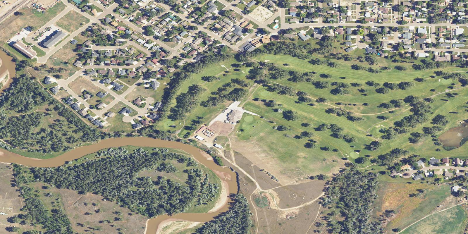 Satellite view of Town & Country Club