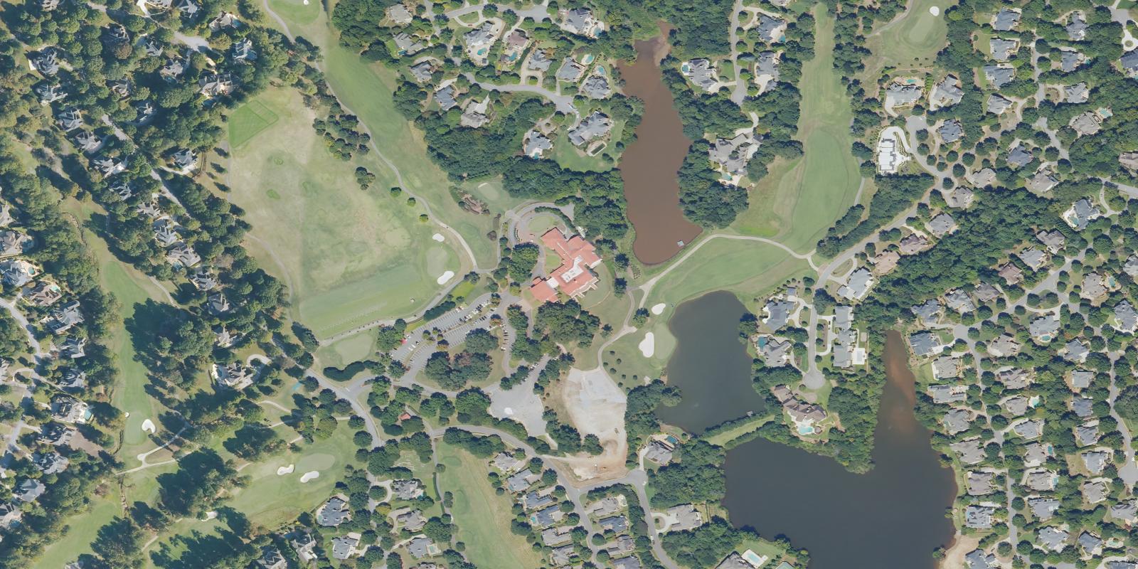 Satellite view of TPC Sugarloaf Golf Club