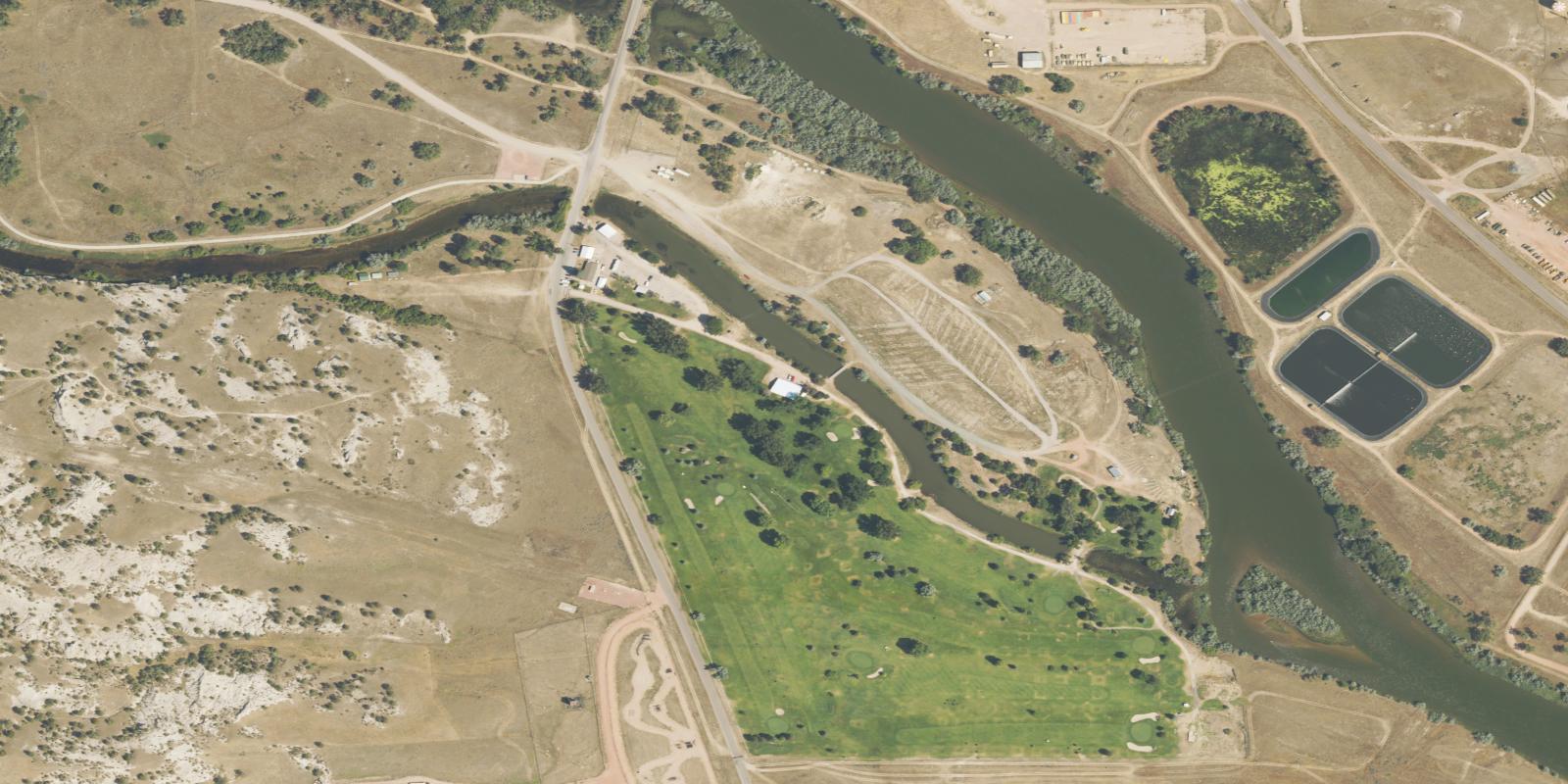 Satellite view of Trail Ruts Golf Course