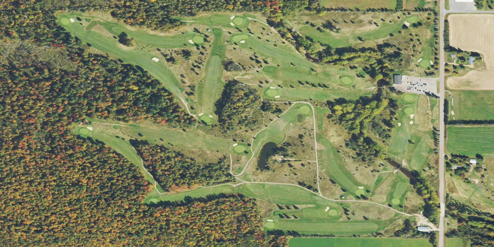 Satellite view of Trapp River Golf Course