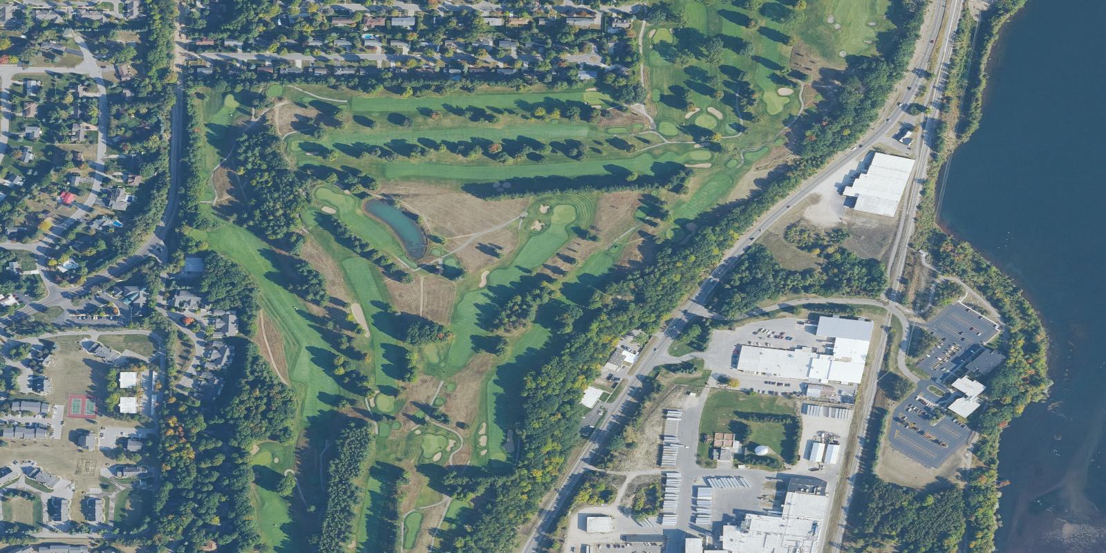 Satellite view of Traverse City Golf and Country Club