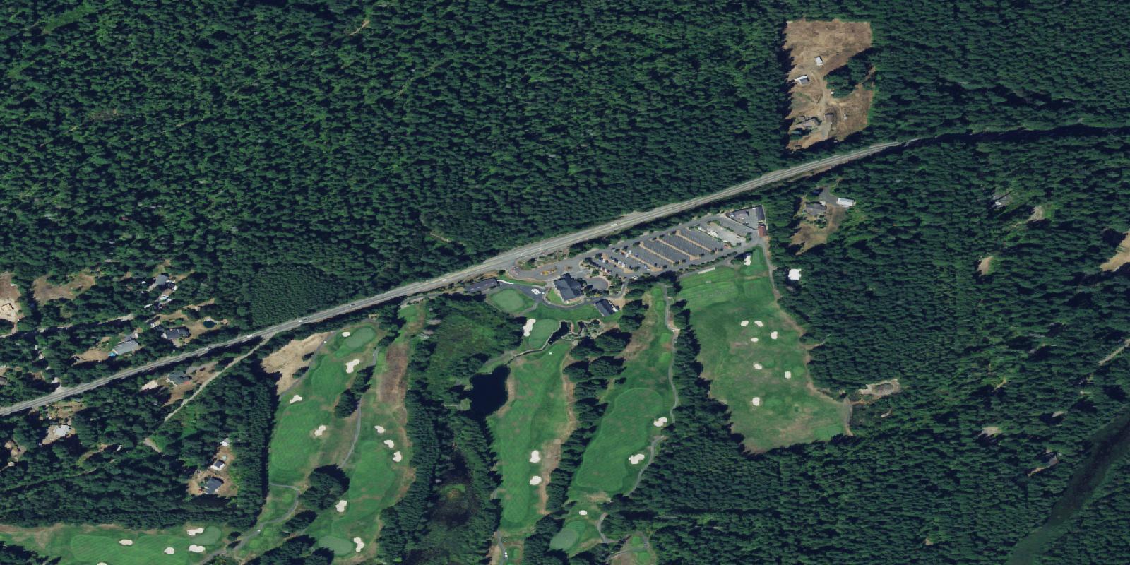 Satellite view of Trophy Lake Golf & Casting