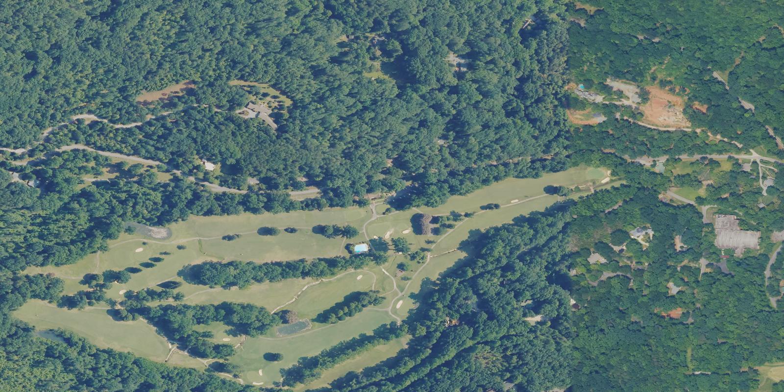 Satellite view of Tryon Country Club