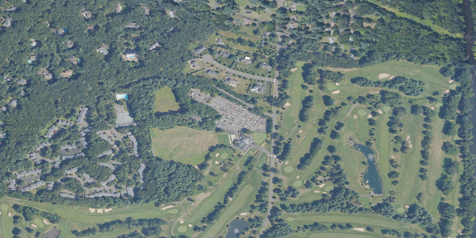 Satellite view of Tunxis Country Club - Red Course