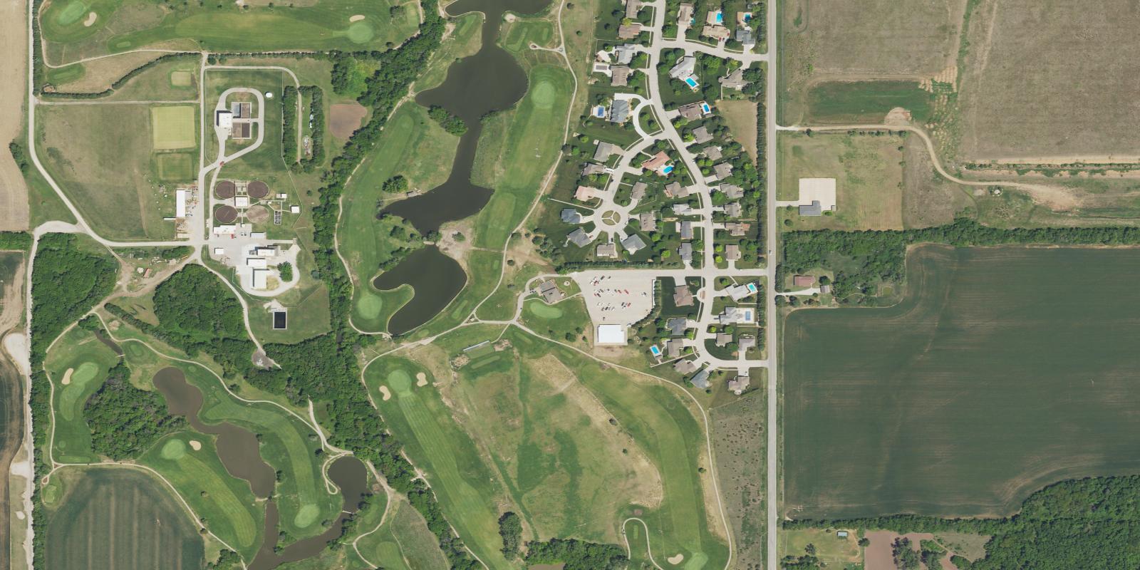 Satellite view of Turkey Creek Golf Course