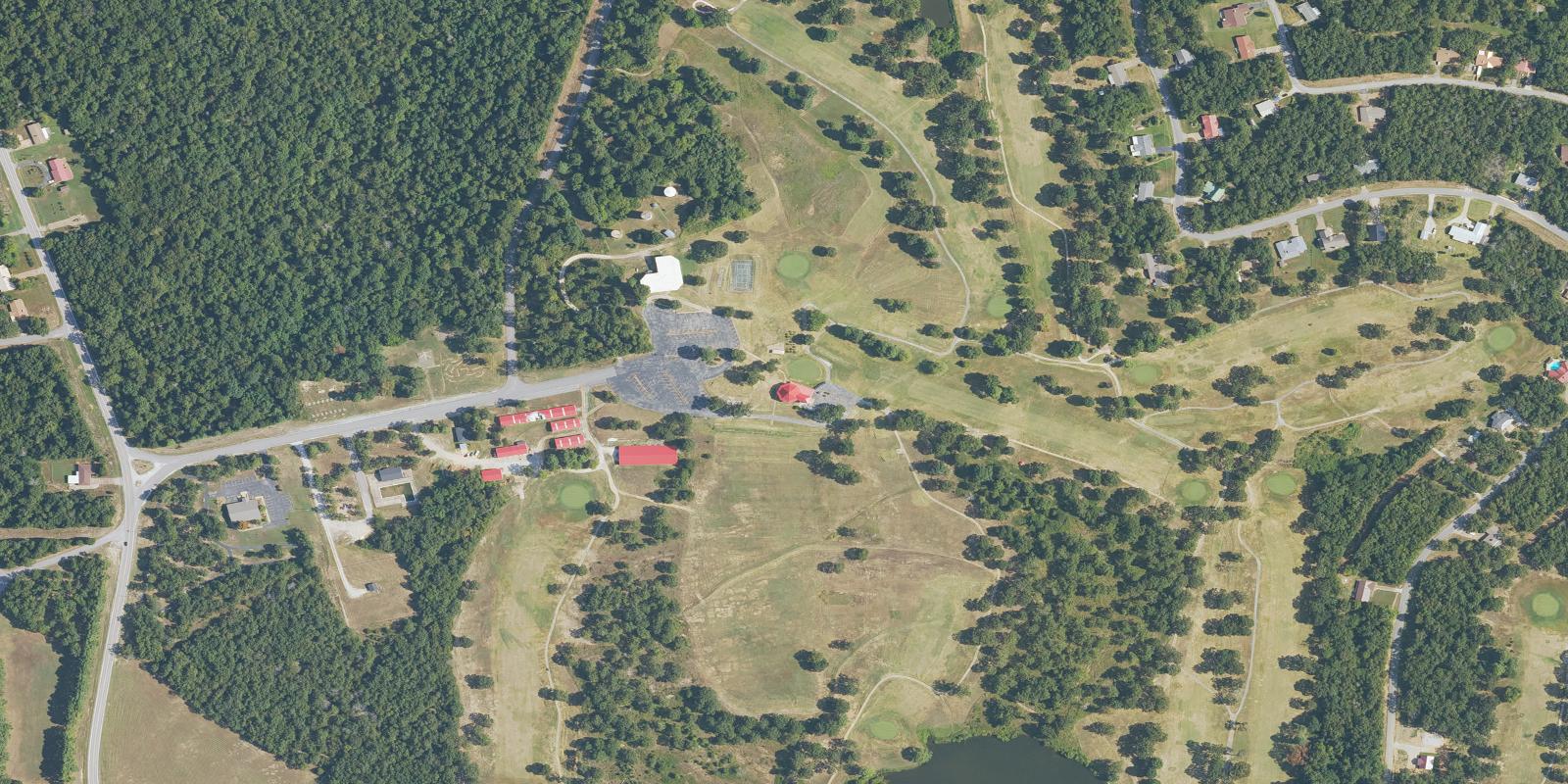 Satellite view of Turkey Mountain Golf Course