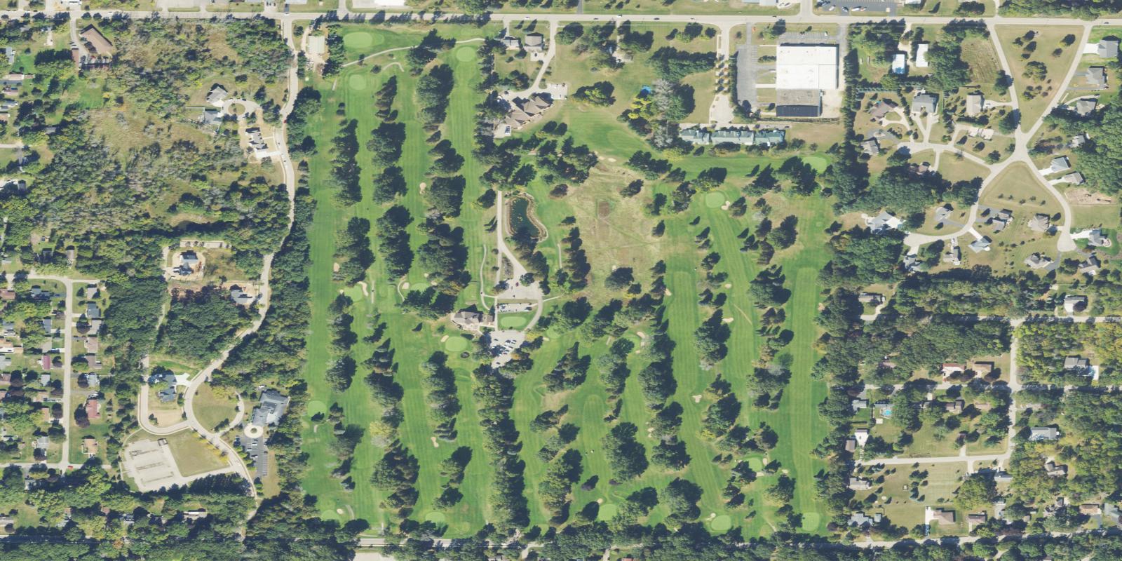 Satellite view of Tuscumbia Country Club