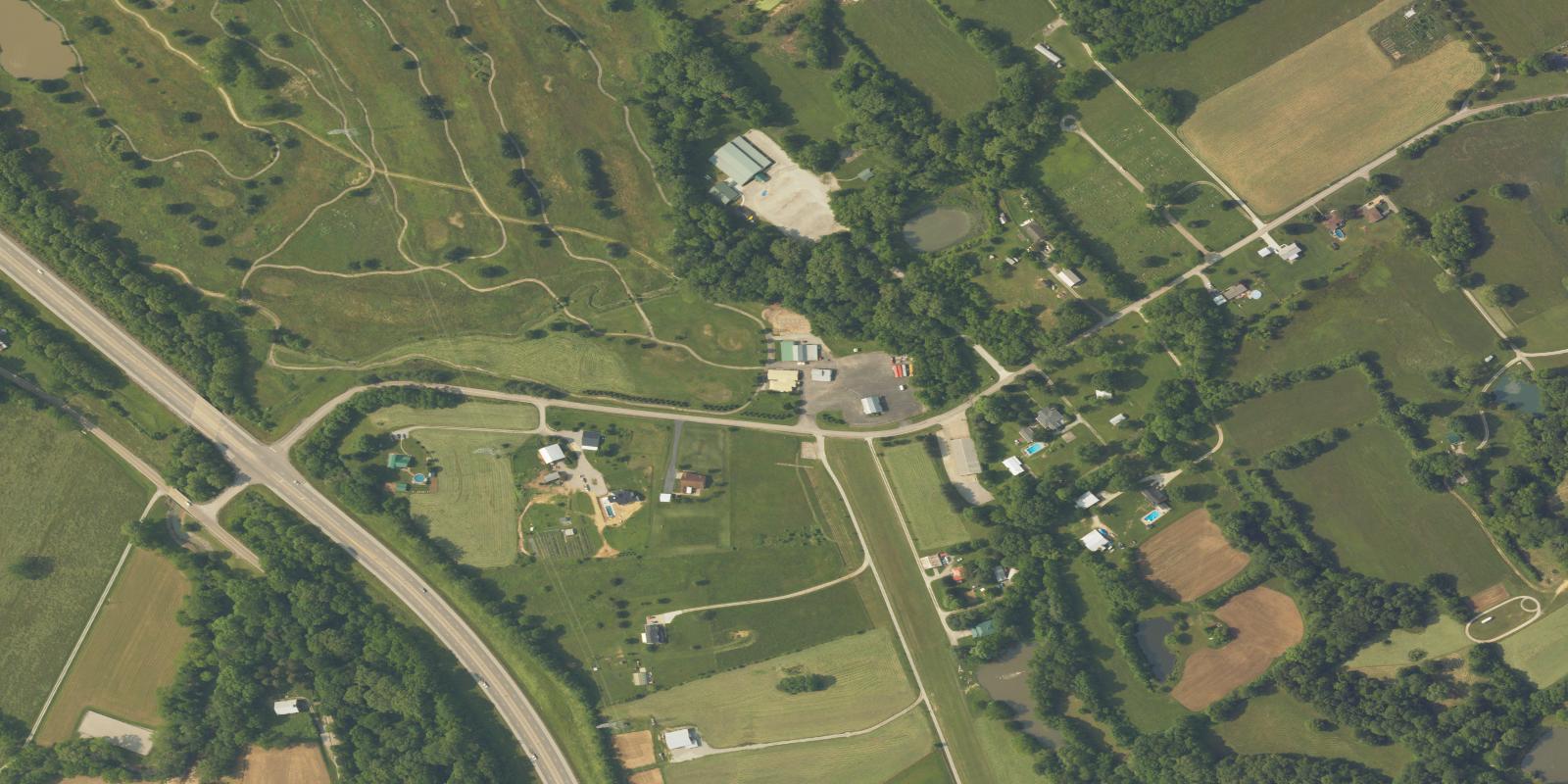 Satellite view of Twin Bridges Golf Club