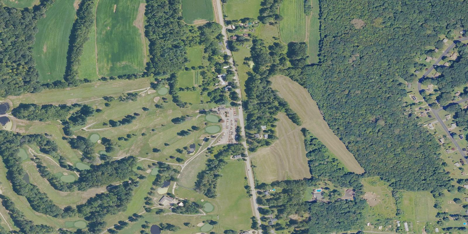 Satellite view of Twin Hills Country Club