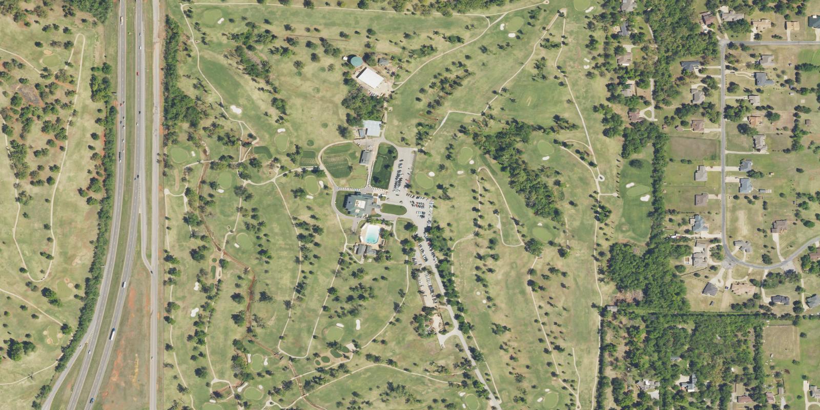 Satellite view of Twin Hills Golf & Country Club