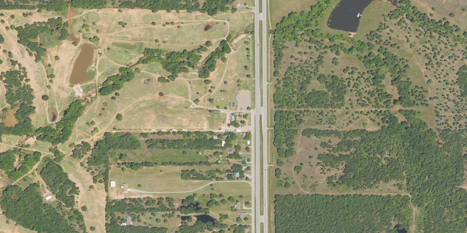 Satellite view of Twin Oaks Golf Club
