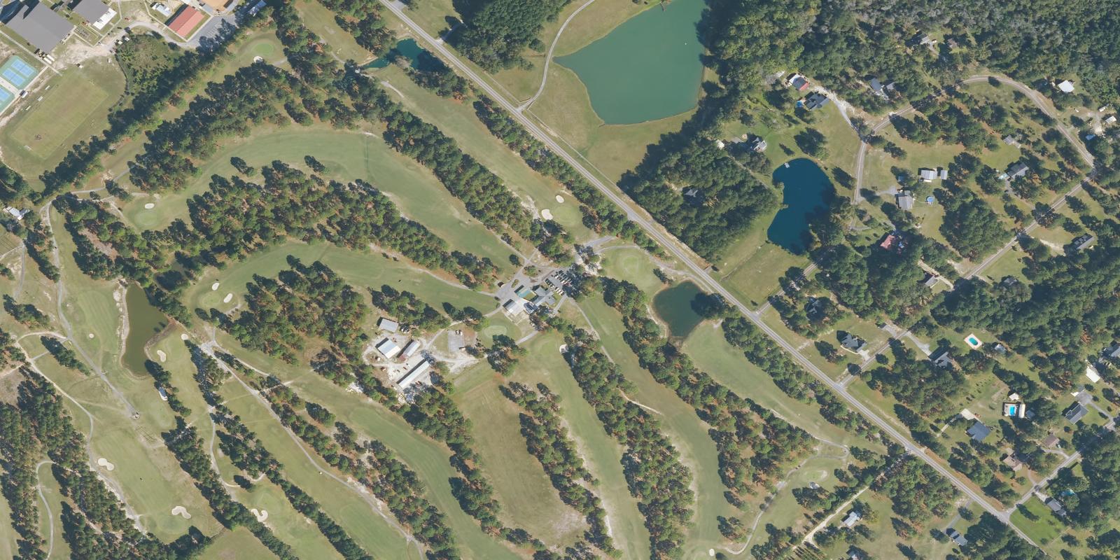 Satellite view of Uchee Trail Country Club