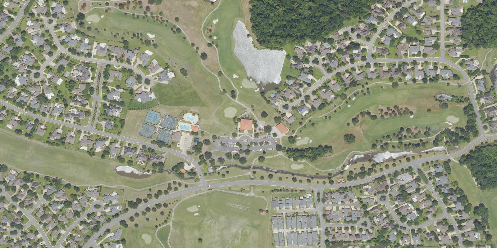 Satellite view of University Club of Baton Rouge