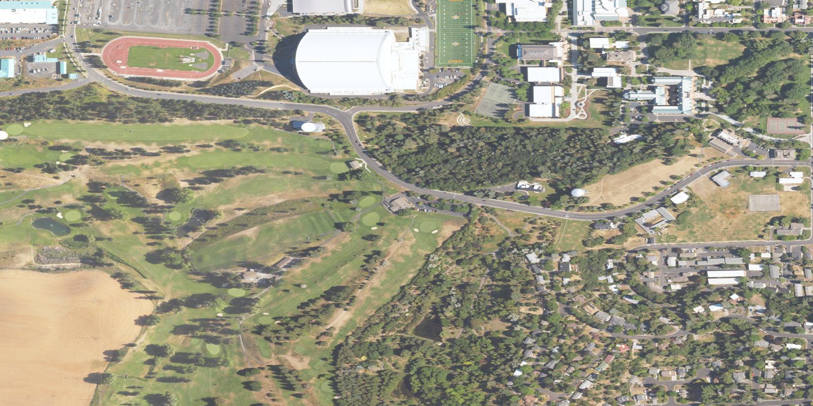 Satellite view of University of Idaho Golf Course