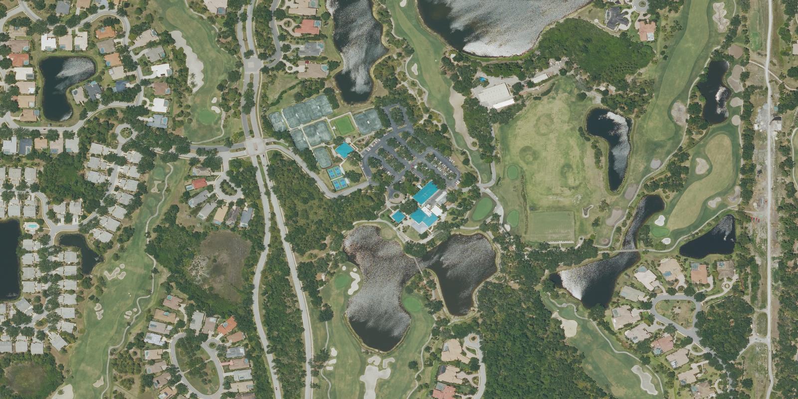 Satellite view of University Park Country Club
