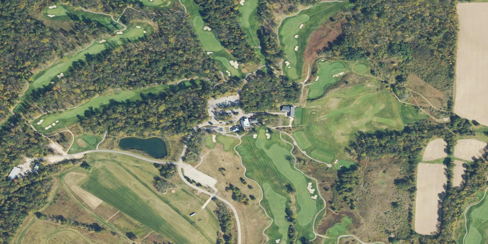 Satellite view of University Ridge Golf Course