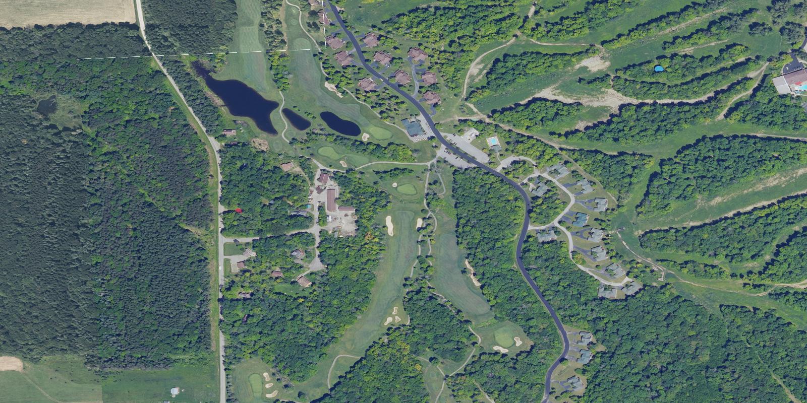 Satellite view of Upper At Peekn Peak Golf Course