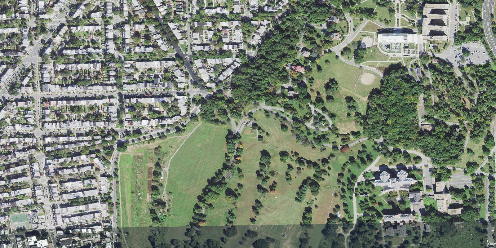 Satellite view of U.S. Soldiers and Airmens Home Golf Course