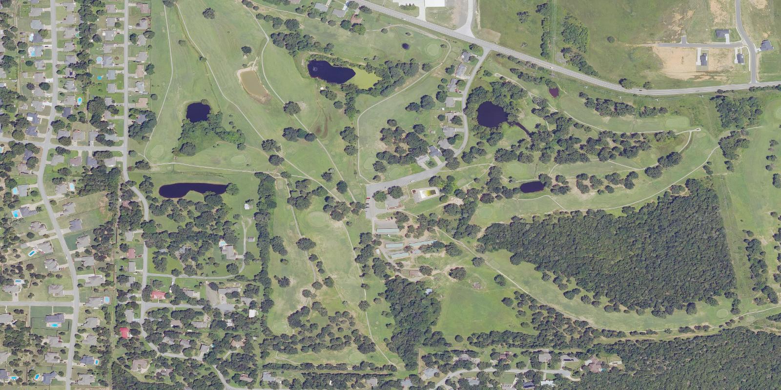 Satellite view of Vache-Grasse Country Club