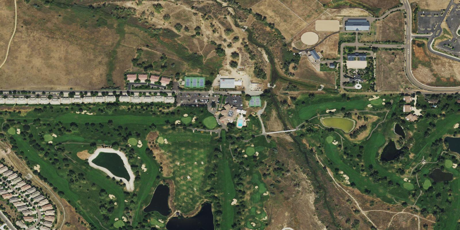 Satellite view of Valley Country Club