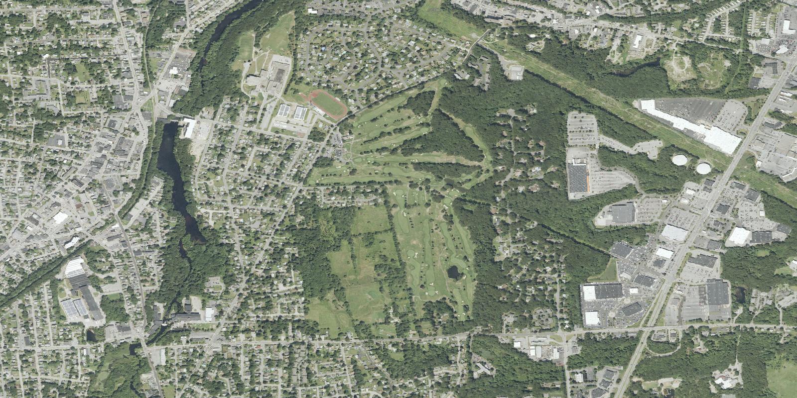 Satellite view of Valley Country Club