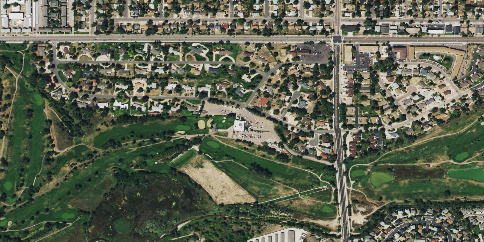 Satellite view of Valley Hi Golf Course