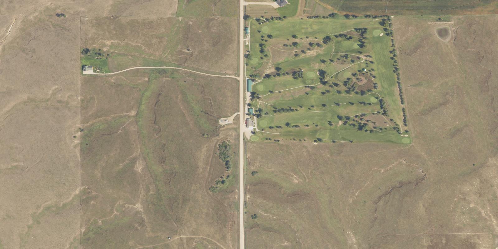 Satellite view of Valley View Golf Course