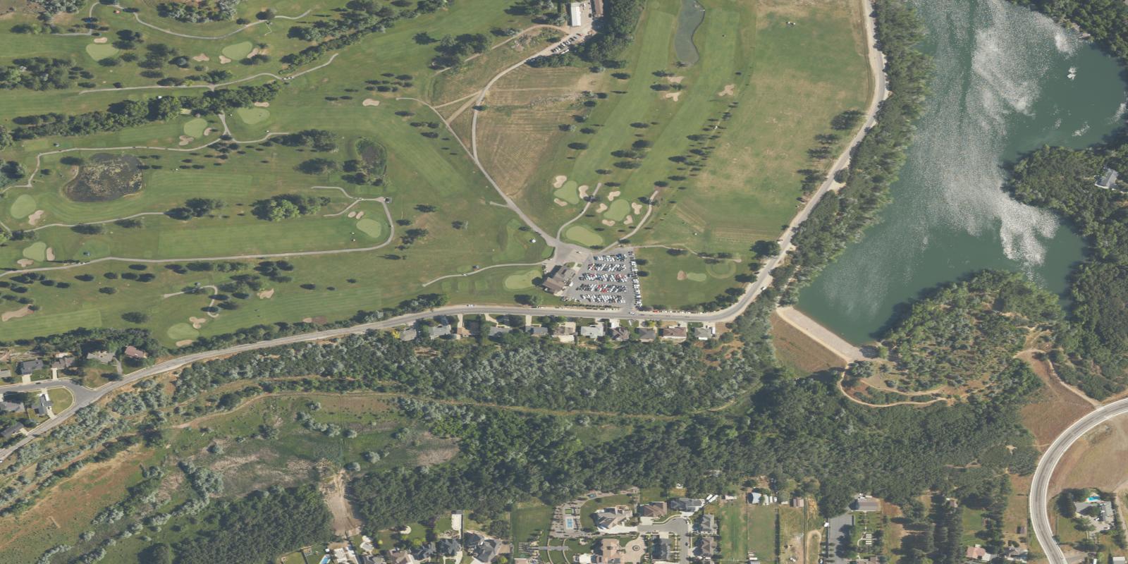 Satellite view of Valley View Golf Course