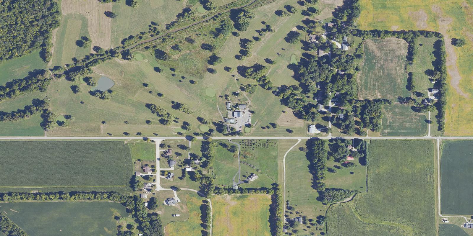 Satellite view of Valley View Golf Course
