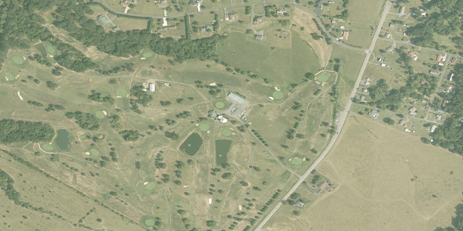 Satellite view of Valley View Golf Course