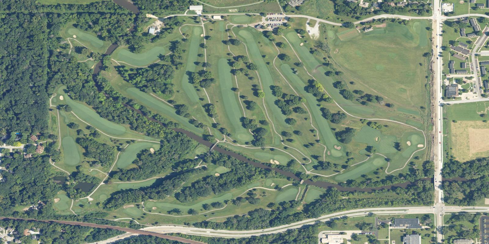 Satellite view of Veenker Memorial Golf Course