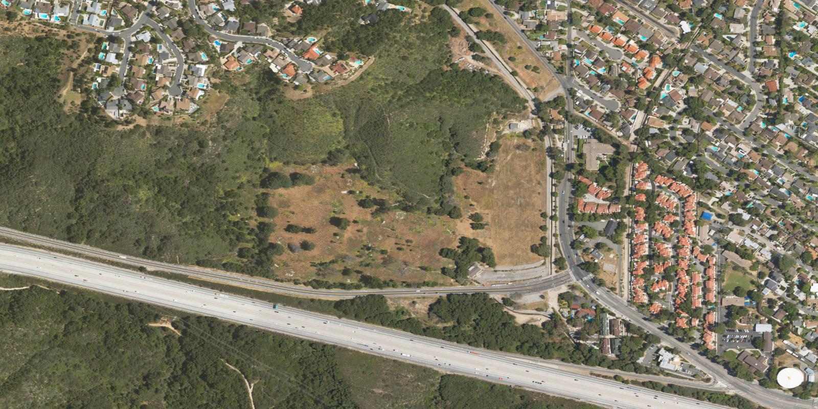Satellite view of Verdugo Hills