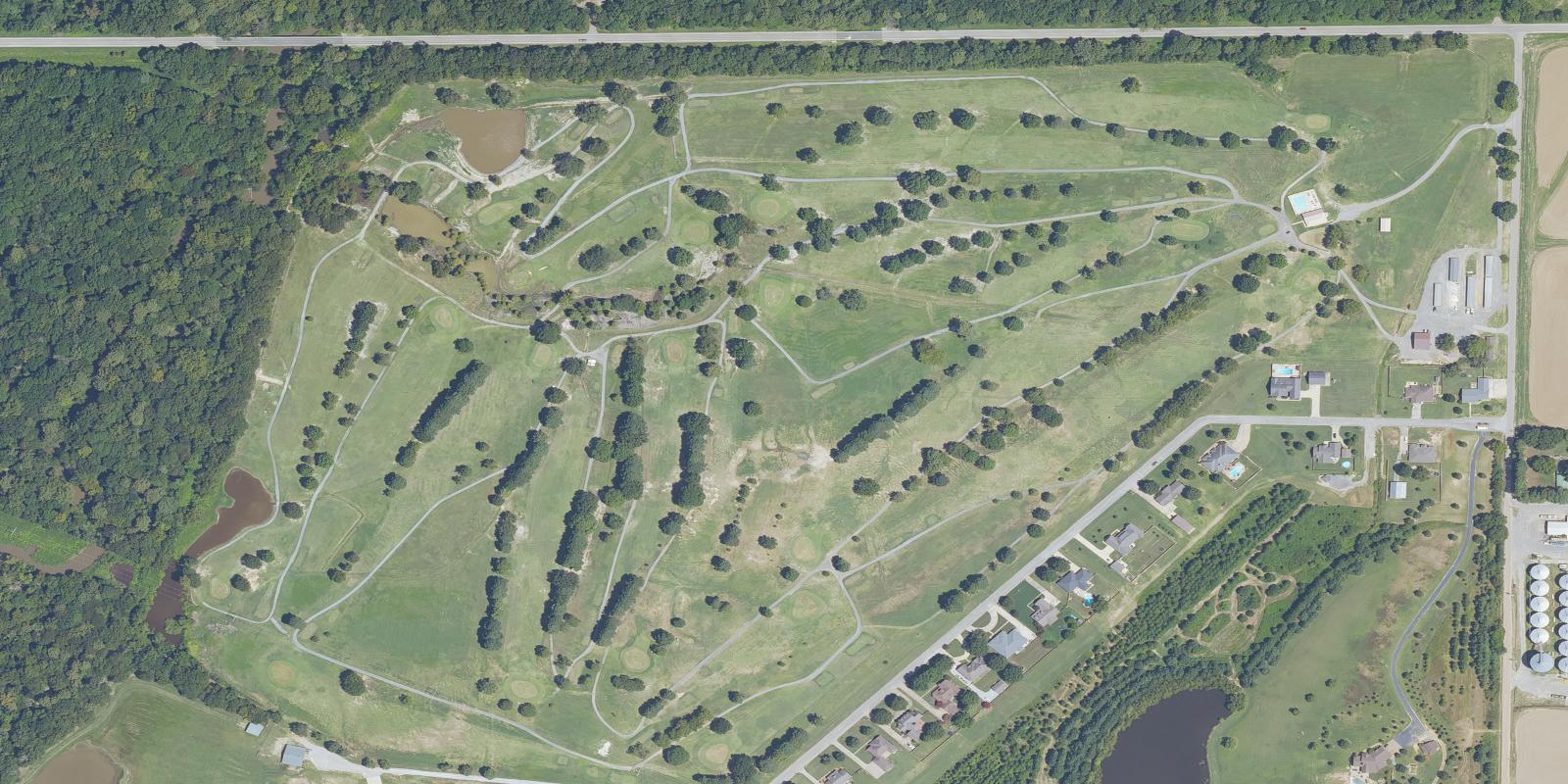Satellite view of Village Creek Golf Inc