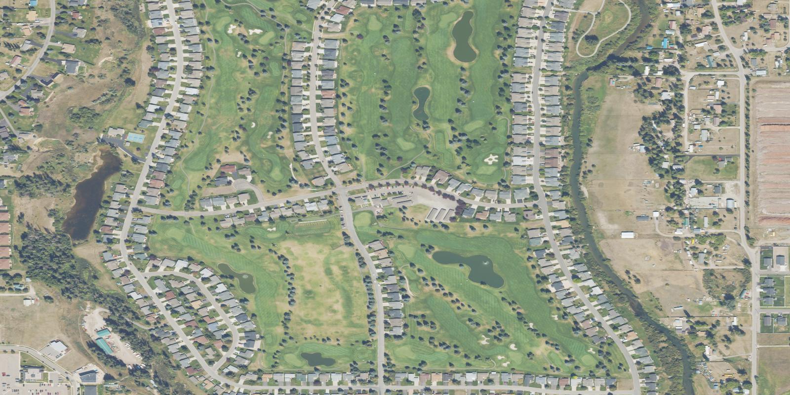Satellite view of Village Greens