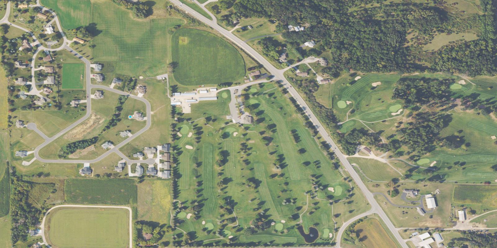 Satellite view of Viroqua Hills Golf Course