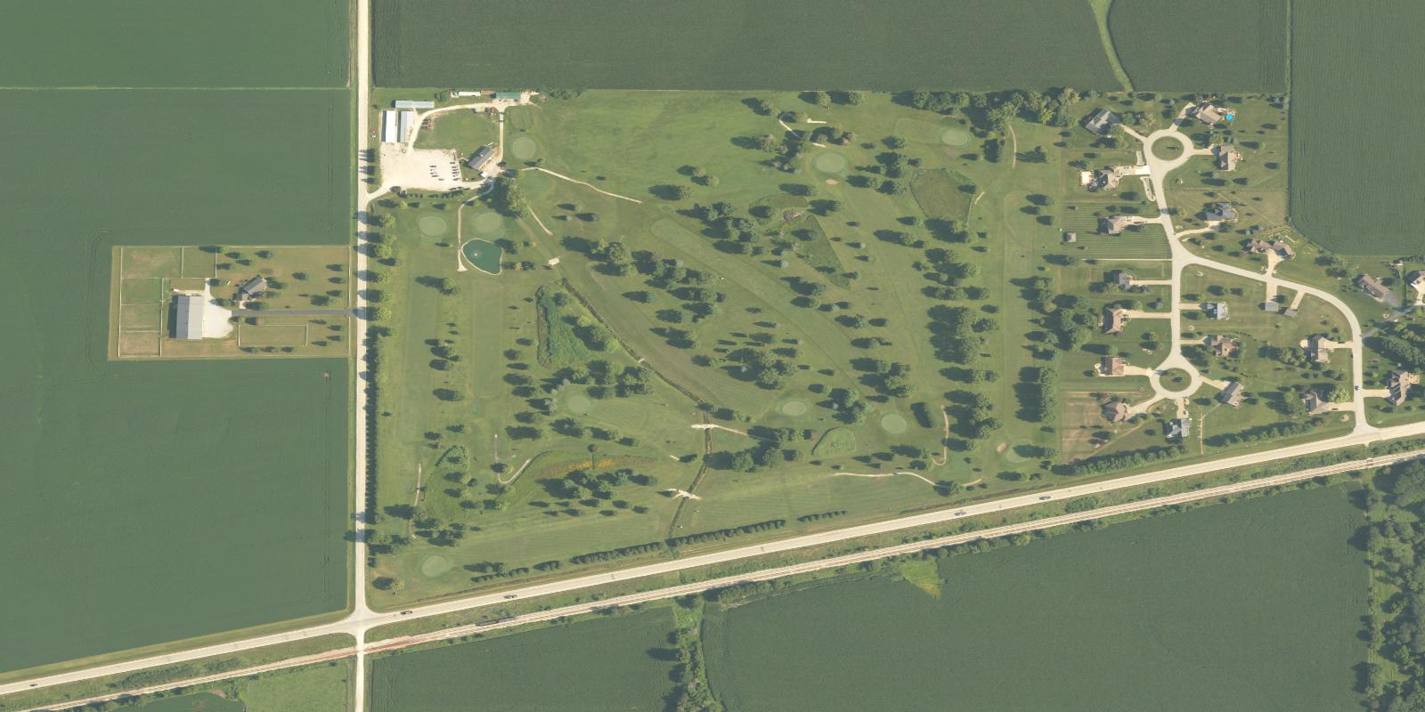 Satellite view of Wahkonsa Country Club
