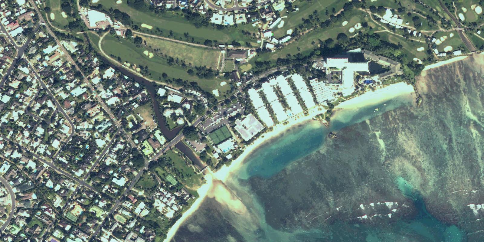 Satellite view of Waialae Country Club