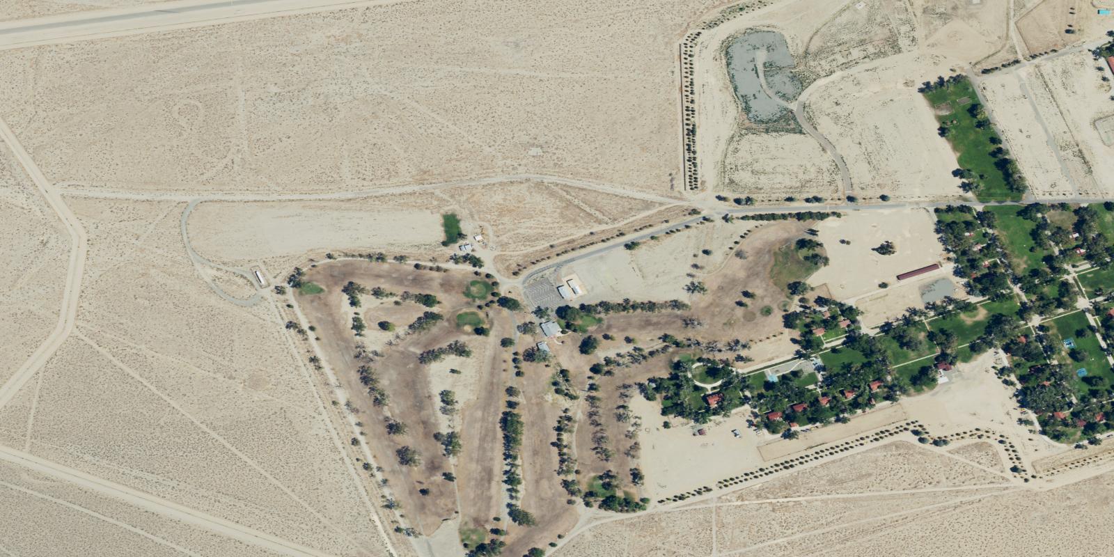 Satellite view of Walker Lake Golf Course