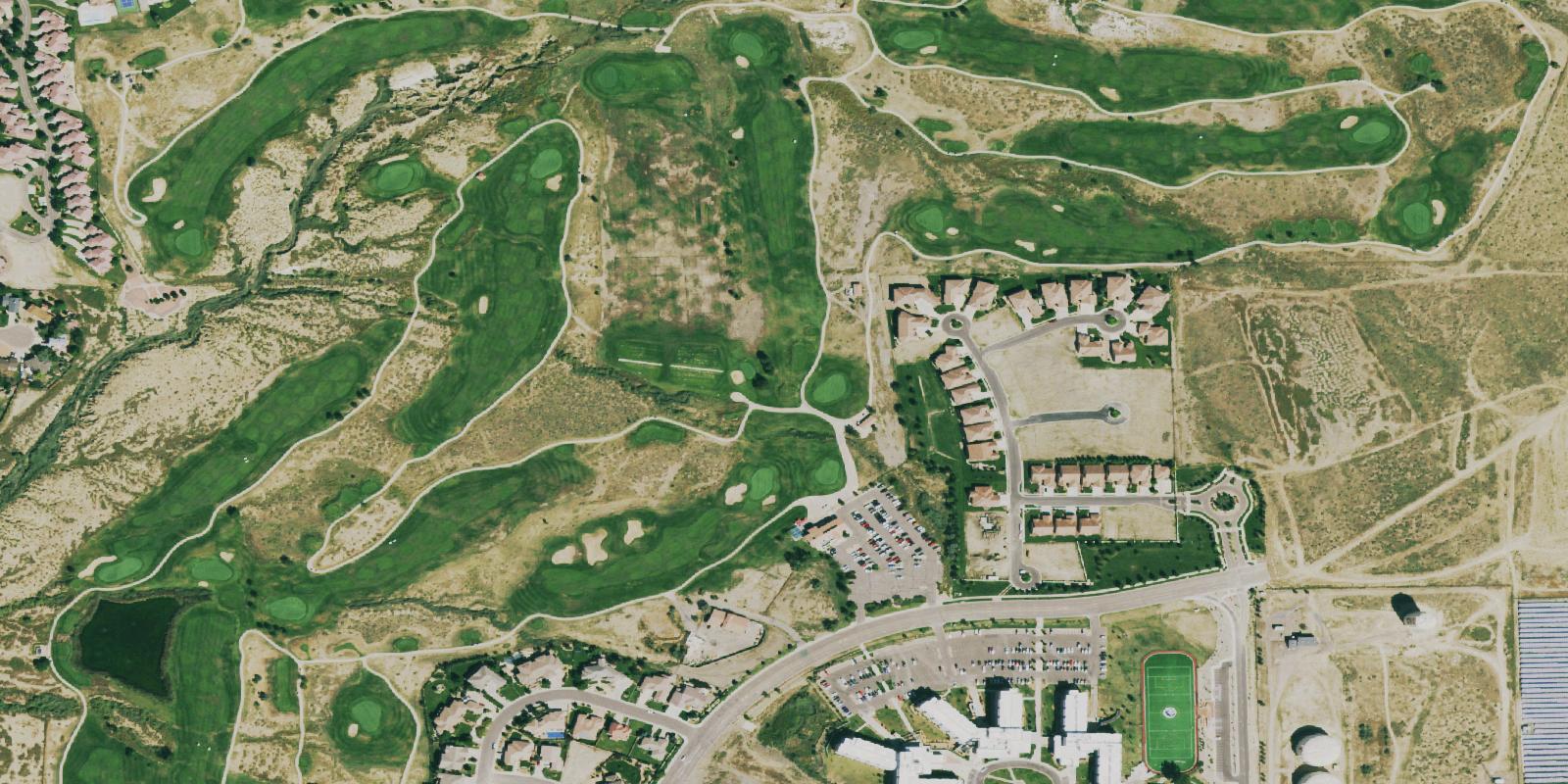 Satellite view of Walking Stick Golf Course