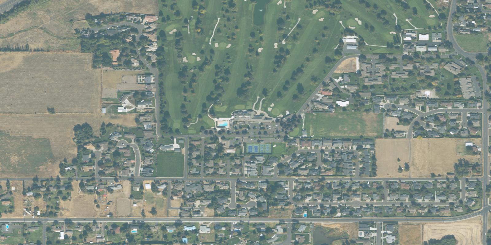 Satellite view of Walla Walla Country Club