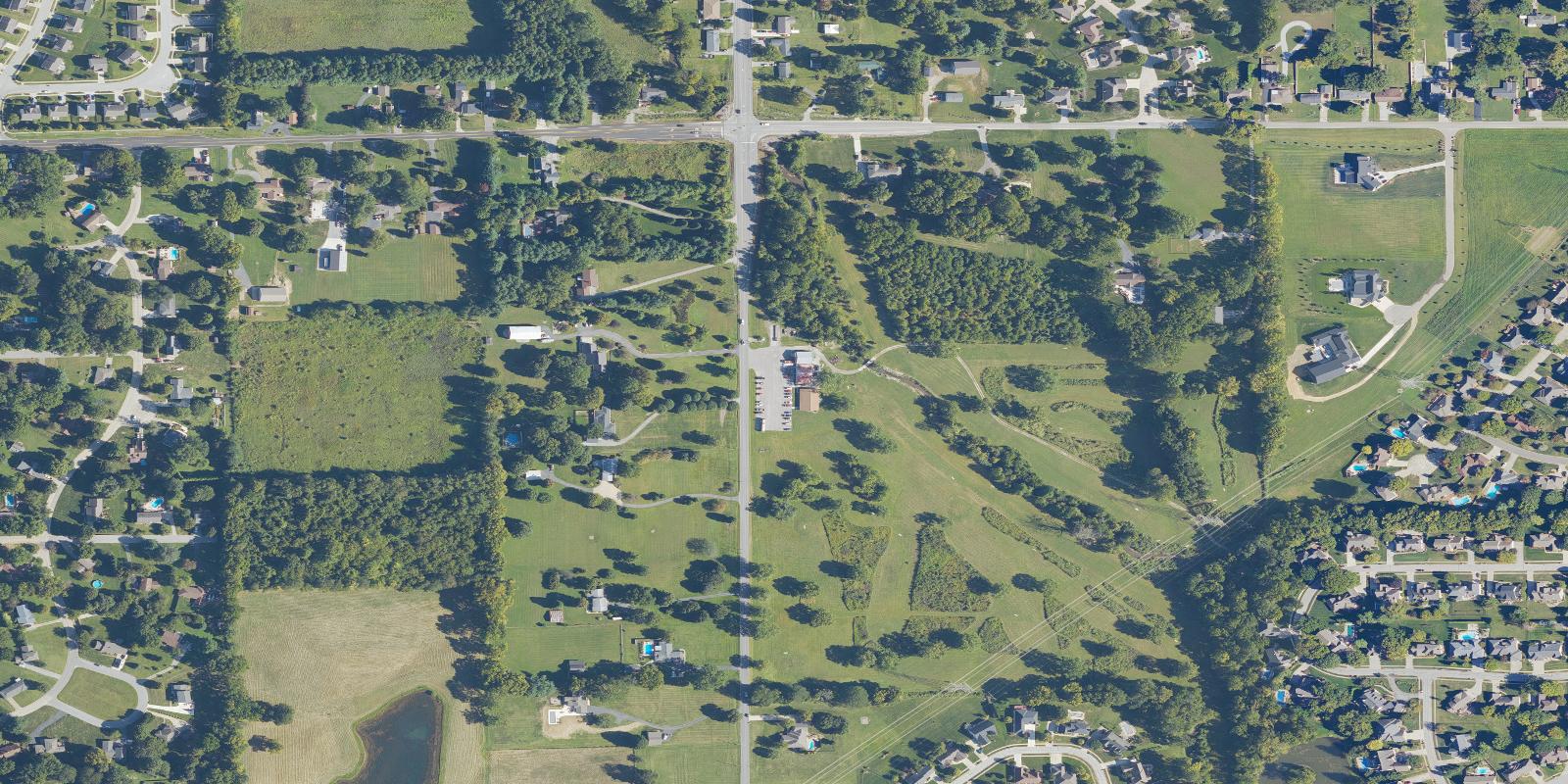 Satellite view of Walnut Ridge Golf Course