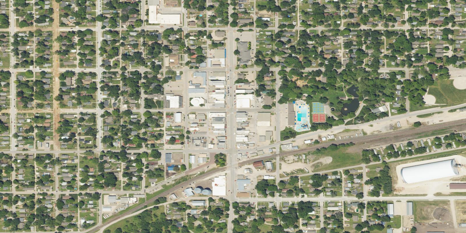 Satellite view of Wamego