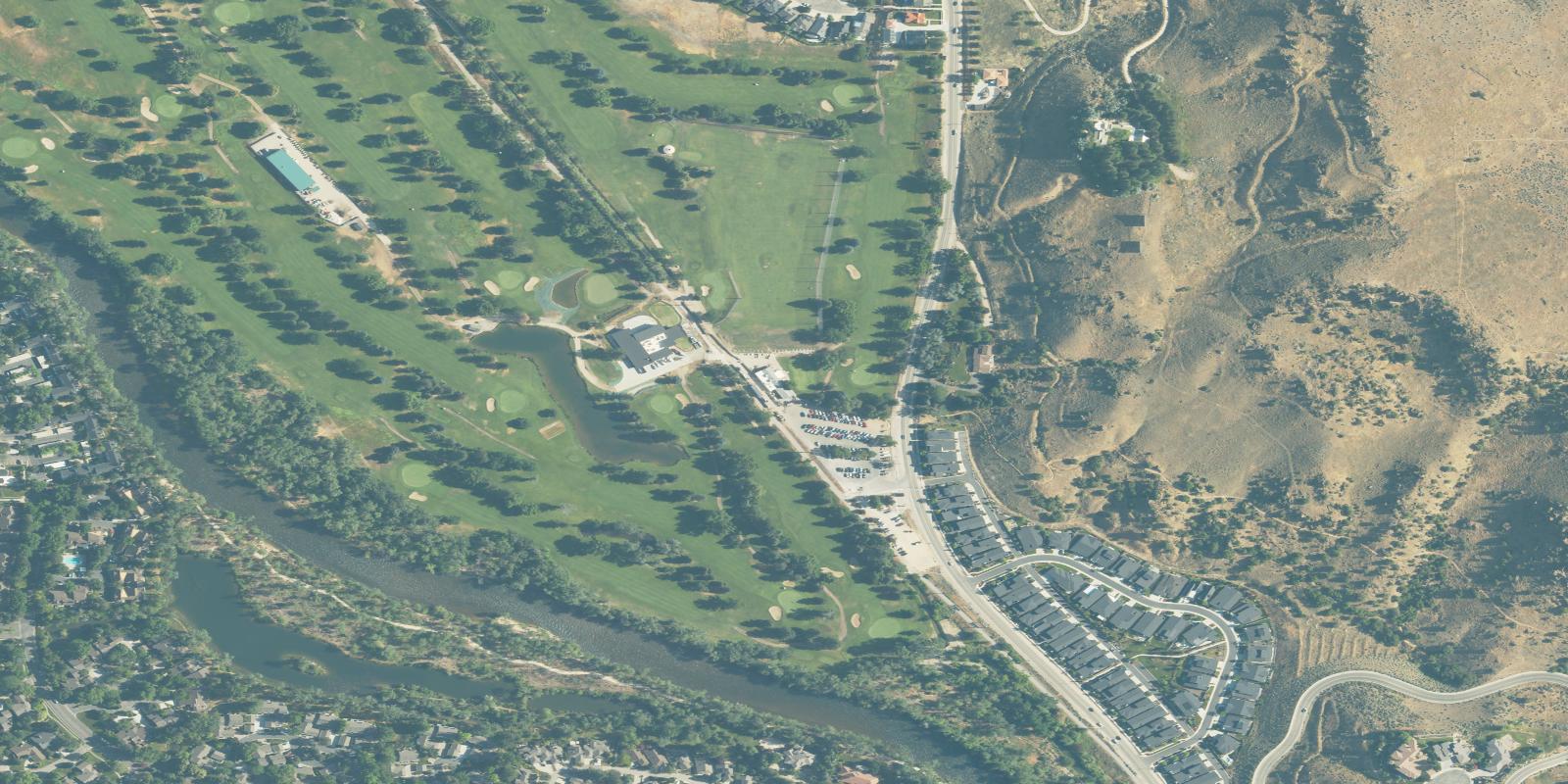 Satellite view of Warm Springs Golf Club
