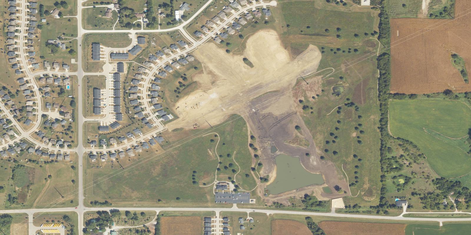 Satellite view of Warrior Run Golf Course