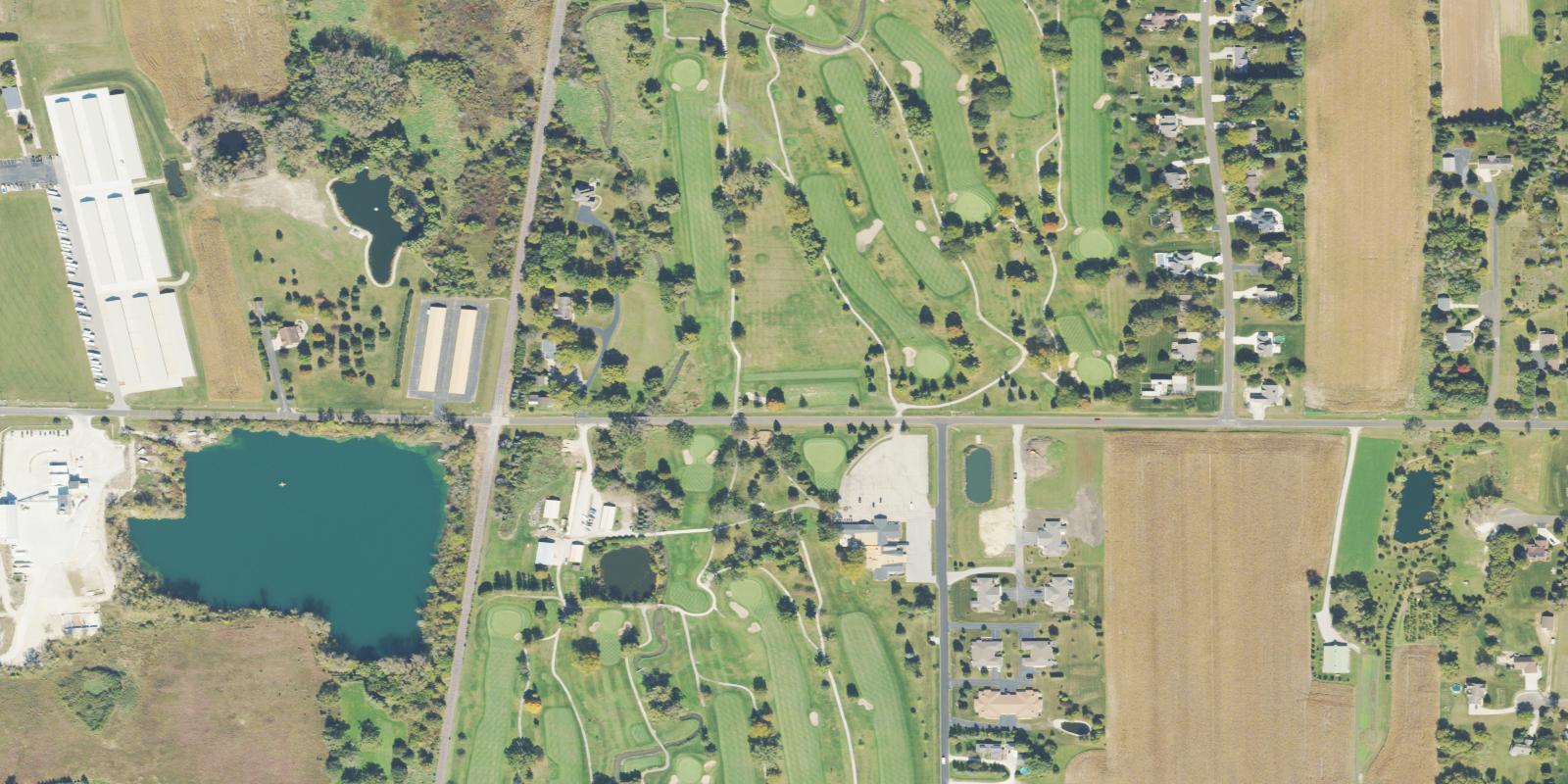 Satellite view of Watertown Coutry Club